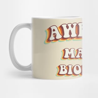 Awesome Marine Biologist - Groovy Retro 70s Style Mug